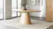 An angled view of a 1600-2000mm extension dining table An angled view of a 1600-2000mm extension dining table