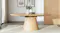 An extension dining table in an indoor setup An extension dining table in an indoor setup