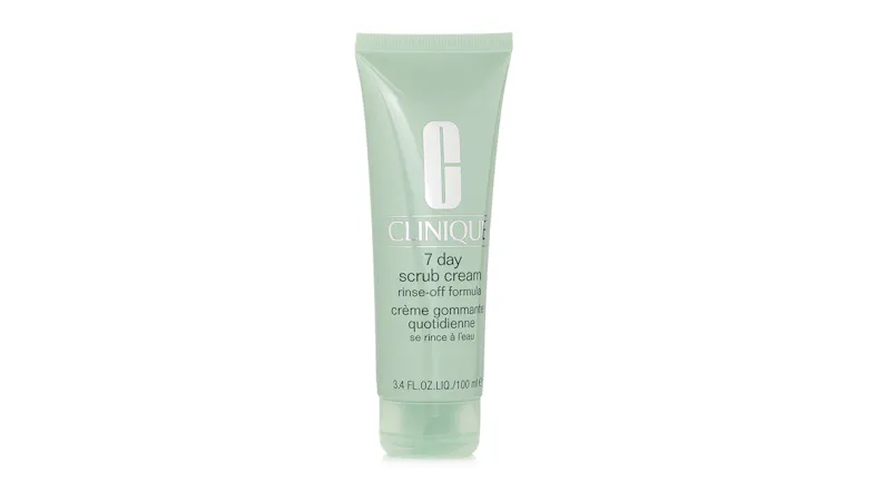 Side view of the Clinique cream with green packaging Side view of the Clinique cream with green packaging