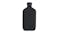 It is a matte black perfume bottle with a screw cap and a minimalistic design It is a matte black perfume bottle with a screw cap and a minimalistic design