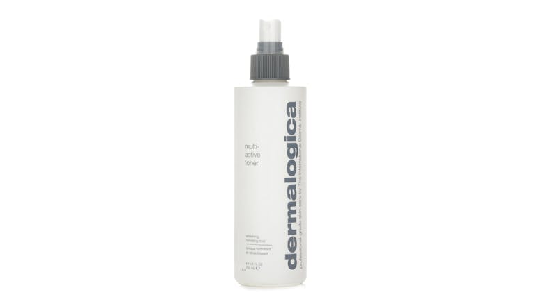 Front view of the Dermalogica Multi-Active Toner in a sleek spray bottle Front view of the Dermalogica Multi-Active Toner in a sleek spray bottle