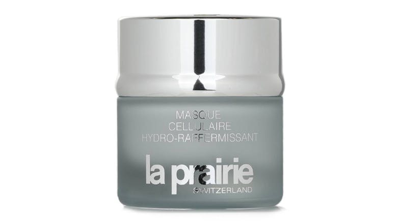 Front view of the La Prairie Cellular Hydralift Firming Mask jar, featuring a frosted grey container Front view of the La Prairie Cellular Hydralift Firming Mask jar, featuring a frosted grey container