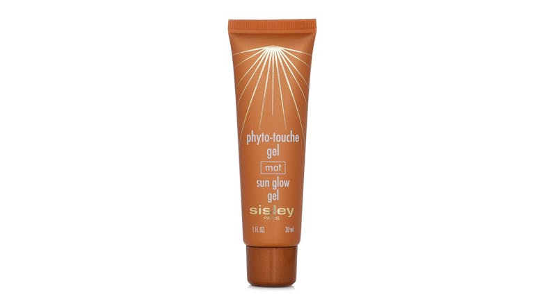 Front view of the Sisley Phyto-Touche Sun Glow Gel in a matte-finish formula in a 30ml bronze tube Front view of the Sisley Phyto-Touche Sun Glow Gel in a matte-finish formula in a 30ml bronze tube