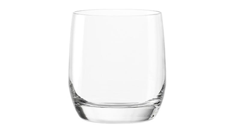 An empty Stolzle Weinland DOF Glass An empty Stolzle Weinland DOF Glass