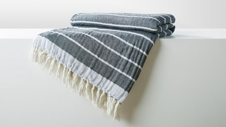 Casey Stripe Throw by L'Avenue Casey Stripe Throw by L'Avenue