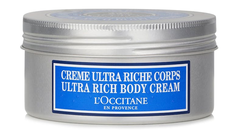 L'Occitane Shea Butter Ultra Rich Body Cream 200ml container L'Occitane Shea Butter Ultra Rich Body Cream 200ml container