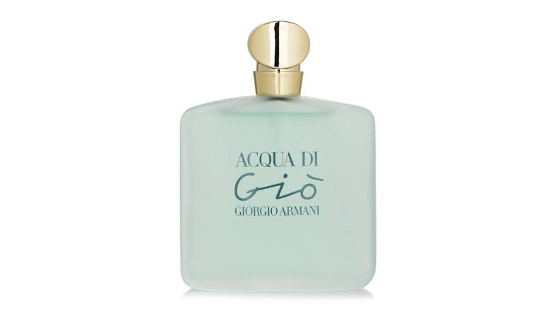 Giorgio Armani Acqua Di Giò Eau De Toilette Spray in a frosted light green rectangular bottle with rounded edges Giorgio Armani Acqua Di Giò Eau De Toilette Spray in a frosted light green rectangular bottle with rounded edges