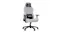 A right view of a gaming chair with its head and back rest A right view of a gaming chair with its head and back rest
