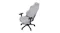 A reclined gaming chair with its head and back rest A reclined gaming chair with its head and back rest