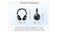 An infographic that showcase the headphone's product dimensions An infographic that showcase the headphone's product dimensions