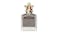 Back view of the 150ml Scandal Pour Homme bottle showing the transparent glass and grey-toned liquid Back view of the 150ml Scandal Pour Homme bottle showing the transparent glass and grey-toned liquid