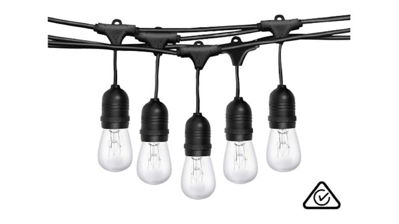 TSB Living Suspended Socket Tungsten Festoon Light String in 32m TSB Living Suspended Socket Tungsten Festoon Light String in 32m