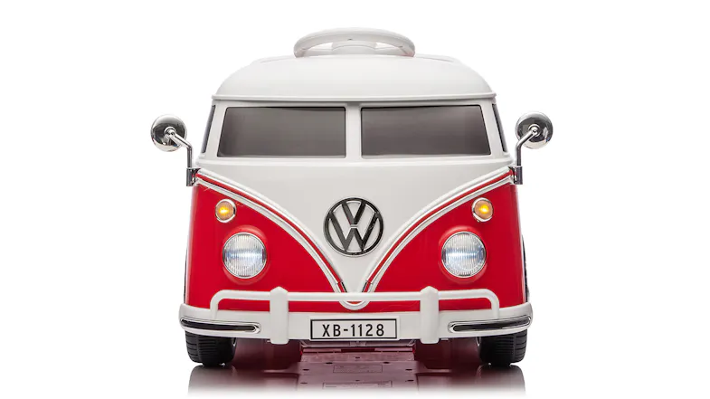Front view of the ride-on Volkswagen Bus Front view of the ride-on Volkswagen Bus