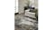 Angled view of a rug on dark wood flooring Angled view of a rug on dark wood flooring