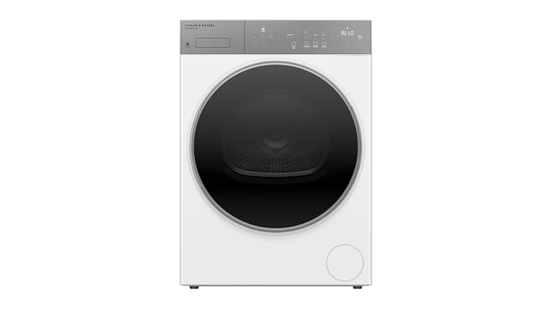 Fisher & Paykel Series 5 10kg Heat Pump Smart Dryer in a sleek white colour Fisher & Paykel Series 5 10kg Heat Pump Smart Dryer in a sleek white colour
