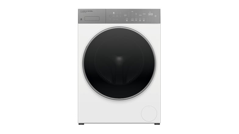 A full view of the Fisher & Paykel Series 5 12kg Front Loader Smart Washing Machine A full view of the Fisher & Paykel Series 5 12kg Front Loader Smart Washing Machine