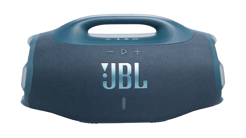 A front view of the JBL Boombox 4 Portable Bluetooth Speaker A front view of the JBL Boombox 4 Portable Bluetooth Speaker
