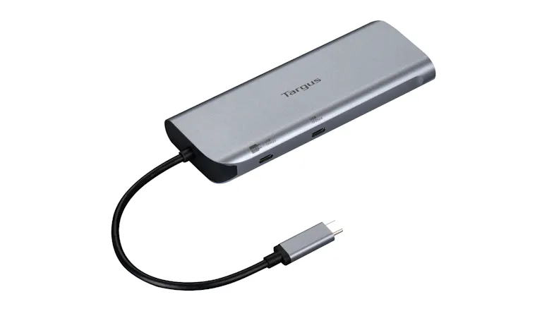 A view of the Targus USB C Docking Station A view of the Targus USB C Docking Station