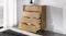 A view of the tallboy with its drawers slightly pulled out A view of the tallboy with its drawers slightly pulled out