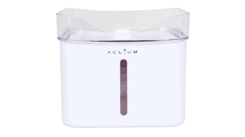 A front view of the Aclium Corded Dog Water Fountain A front view of the Aclium Corded Dog Water Fountain