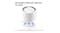 Detachable white pet water fountain lifted above its base, showing an easy-to-clean design and wireless charging stand Detachable white pet water fountain lifted above its base, showing an easy-to-clean design and wireless charging stand
