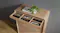 Top drawer of the Arc Tallboy open, revealing a black felt-lined jewelry organiser Top drawer of the Arc Tallboy open, revealing a black felt-lined jewelry organiser