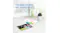 Printed documents and a photo rest on a clean desk beside a small plant, highlighting water‑based HP inks Printed documents and a photo rest on a clean desk beside a small plant, highlighting water‑based HP inks