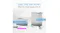 Two stacks of printed pages compare HP Standard and HP XL ink cartridges, showing that the XL cartridge produces more pages Two stacks of printed pages compare HP Standard and HP XL ink cartridges, showing that the XL cartridge produces more pages