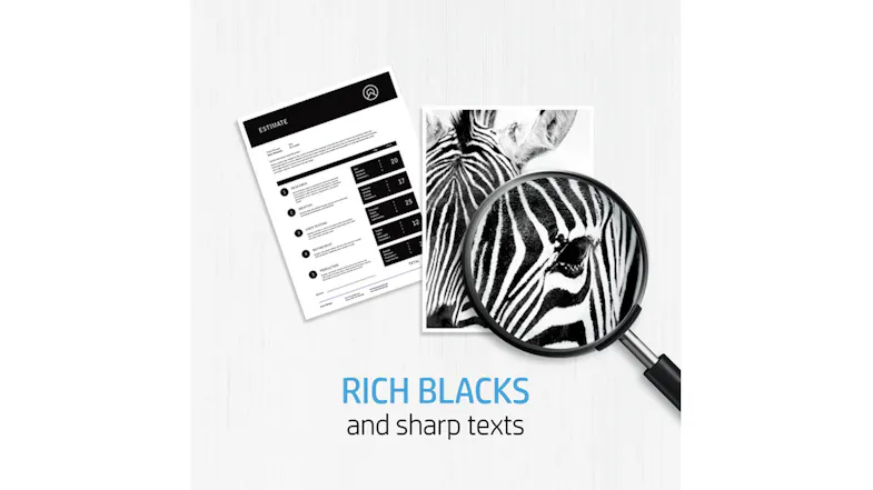 Printed document examined with a magnifying glass, emphasising deep black tones and sharp text Printed document examined with a magnifying glass, emphasising deep black tones and sharp text