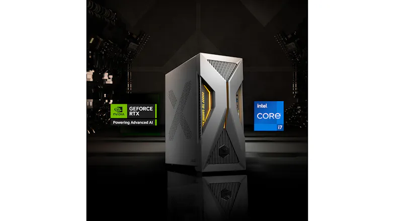Asus TUF Gaming Desktop with Nvidia and Intel logos Asus TUF Gaming Desktop with Nvidia and Intel logos