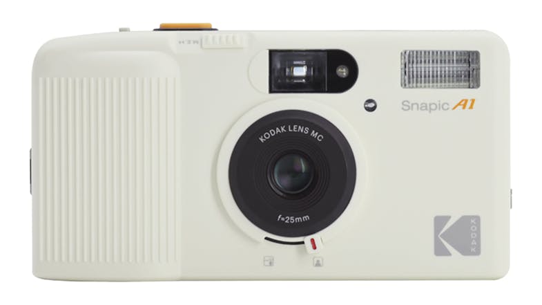 Kodak Snapic A1 35mm Film Camera in a sleek ivory white colour Kodak Snapic A1 35mm Film Camera in a sleek ivory white colour