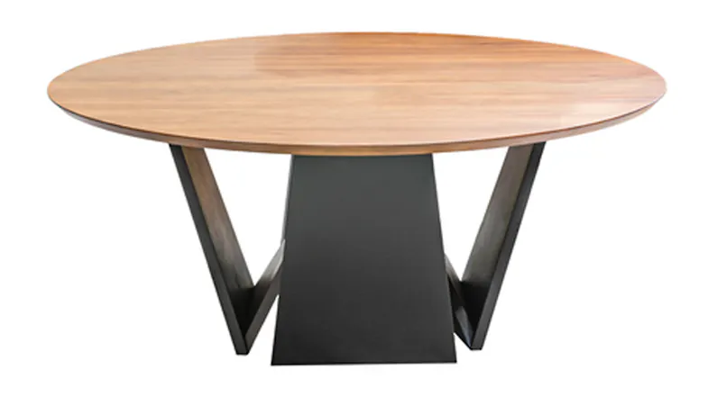 A view of the Grado Round Dining Table A view of the Grado Round Dining Table