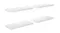 Four pieces NNEVL Ledge Wall Shelves in 60 x 23.5 x 3.8cm Four pieces NNEVL Ledge Wall Shelves in 60 x 23.5 x 3.8cm