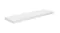 Angled view of a shelf with a minimalist design Angled view of a shelf with a minimalist design