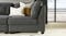Corro 4 Seater Fabric Corner Lounge Suite - Dark Grey Corro 4 Seater Fabric Corner Lounge Suite - Dark Grey