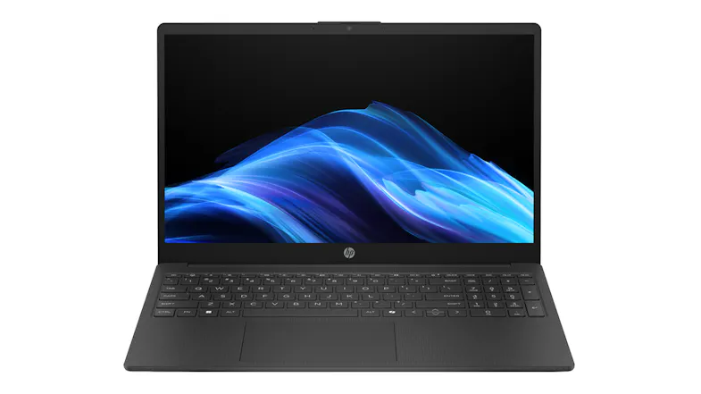 An HP 15.6" Laptop in a stylish jet black colour An HP 15.6" Laptop in a stylish jet black colour