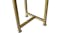A close-up view of the 5-tier metal plant stand legs with round silver adjustable feet. A close-up view of the 5-tier metal plant stand legs with round silver adjustable feet.