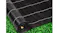 Tall roll of black woven weed control fabric standing upright Tall roll of black woven weed control fabric standing upright