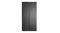 A front view of the Westinghouse 564L Quad Door Fridge Freezer in matte charcoal black A front view of the Westinghouse 564L Quad Door Fridge Freezer in matte charcoal black