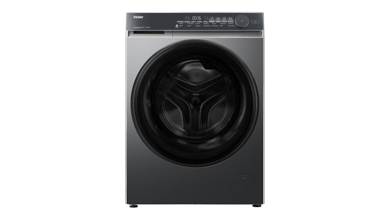 Haier 500 Series 9.5kg Front Loader Smart Washing Machine in a sleek black colour Haier 500 Series 9.5kg Front Loader Smart Washing Machine in a sleek black colour
