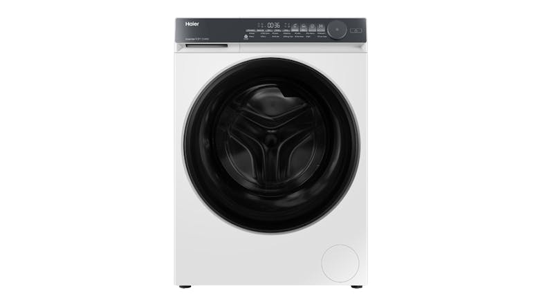 Haier 500 Series 9.5kg Front Loader Smart Washing Machine in a sleek white colour Haier 500 Series 9.5kg Front Loader Smart Washing Machine in a sleek white colour