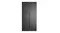 A front view of the Westinghouse 564L Quad Door Fridge Freezer with Water Dispenser in matte charcoal black A front view of the Westinghouse 564L Quad Door Fridge Freezer with Water Dispenser in matte charcoal black
