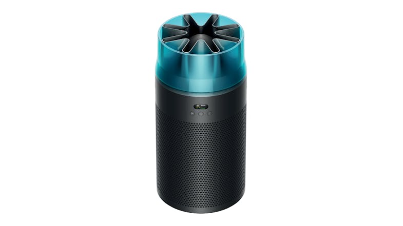 The Dyson HushJet Purifier Compact in black and teal The Dyson HushJet Purifier Compact in black and teal