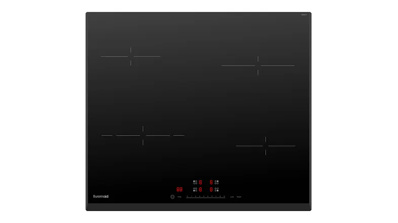Euromaid 60cm 4 Zone Ceramic Cooktop in a stylish black colour Euromaid 60cm 4 Zone Ceramic Cooktop in a stylish black colour