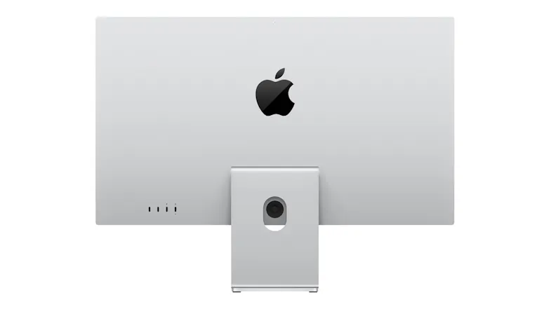A back view of the Apple Studio Display A back view of the Apple Studio Display