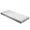 Tri‑fold LUXDREAM memory foam mattress laid flat, featuring a white bamboo cover and grey patterned sides Tri‑fold LUXDREAM memory foam mattress laid flat, featuring a white bamboo cover and grey patterned sides