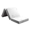 Tri‑fold memory foam mattress partially folded to show its adjustable sections Tri‑fold memory foam mattress partially folded to show its adjustable sections