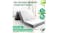 Tri-fold memory foam mattress shown folded and unfolded with size and thickness details Tri-fold memory foam mattress shown folded and unfolded with size and thickness details