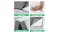 Four features shown: zippered cover, memory foam, folding design, and removable cover Four features shown: zippered cover, memory foam, folding design, and removable cover
