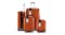 Set of four orange BUON VIAGGIO hard‑shell suitcases with spinner wheels and telescopic handles Set of four orange BUON VIAGGIO hard‑shell suitcases with spinner wheels and telescopic handles